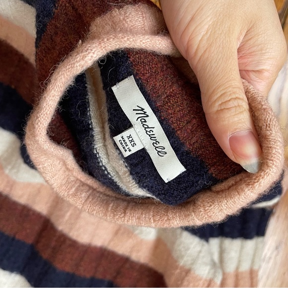 Madewell evercrest turtleneck sweater size XXS coziest yarn merino wool alpaca - Picture 3 of 10